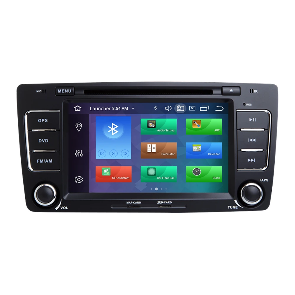 Автомобильный радиоприемник IPS DSP 8 ядер 4G 64G 2 Din Android 10 DVD-плеер для Skoda Octavia 3 A 5 A5 Yeti
