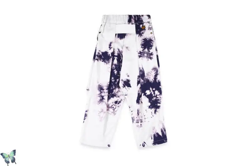 

Брюки KAPITAL мужские/женские/мужские прямые ослепительные с длинными завязками