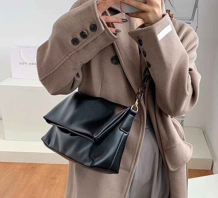 

Fashion women soft pu leather bag messenger one shoulder cute bag cross body girl handbag vintage shopping winter hgt88