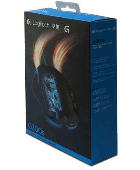 Logitech G300s игровая мышь 2500 dpi эргономичная Проводная оптическая компьютерная игровая мышь - Цвет: Original Package
