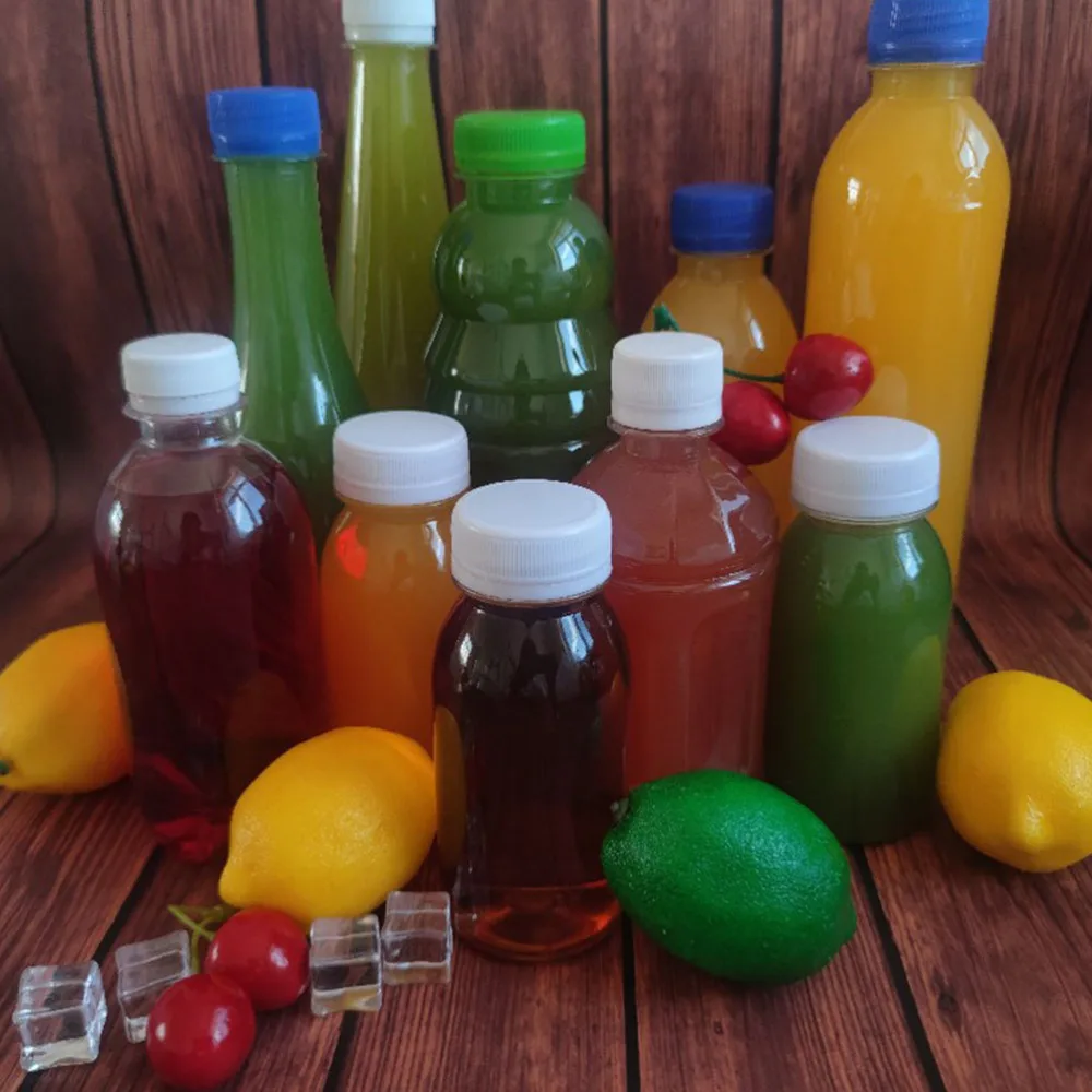 

12pcs Wide Mouth Transparent PET 200ml Storage Bottles for Yogurt