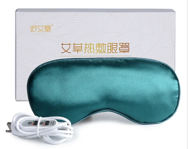 Шелковая маска для глаз с электрическим подогревом usb-разъемом | Красота и
