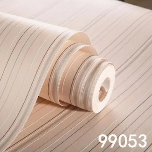 Light orange Милая розово-синяя полоска обои 3d в Вертикальную Полоску для маленьких мальчиков и девочек Детские комнатные обои рулон домашний декор Papier Peint EZ203 - Цвет: Light orange
