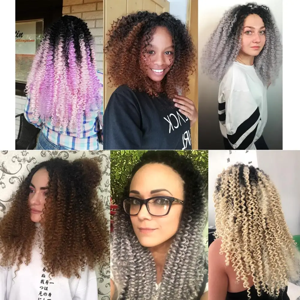 DAIRESS 14 дюймов цвет Омбре водная волна вязанные крючком волосы объемные пряди