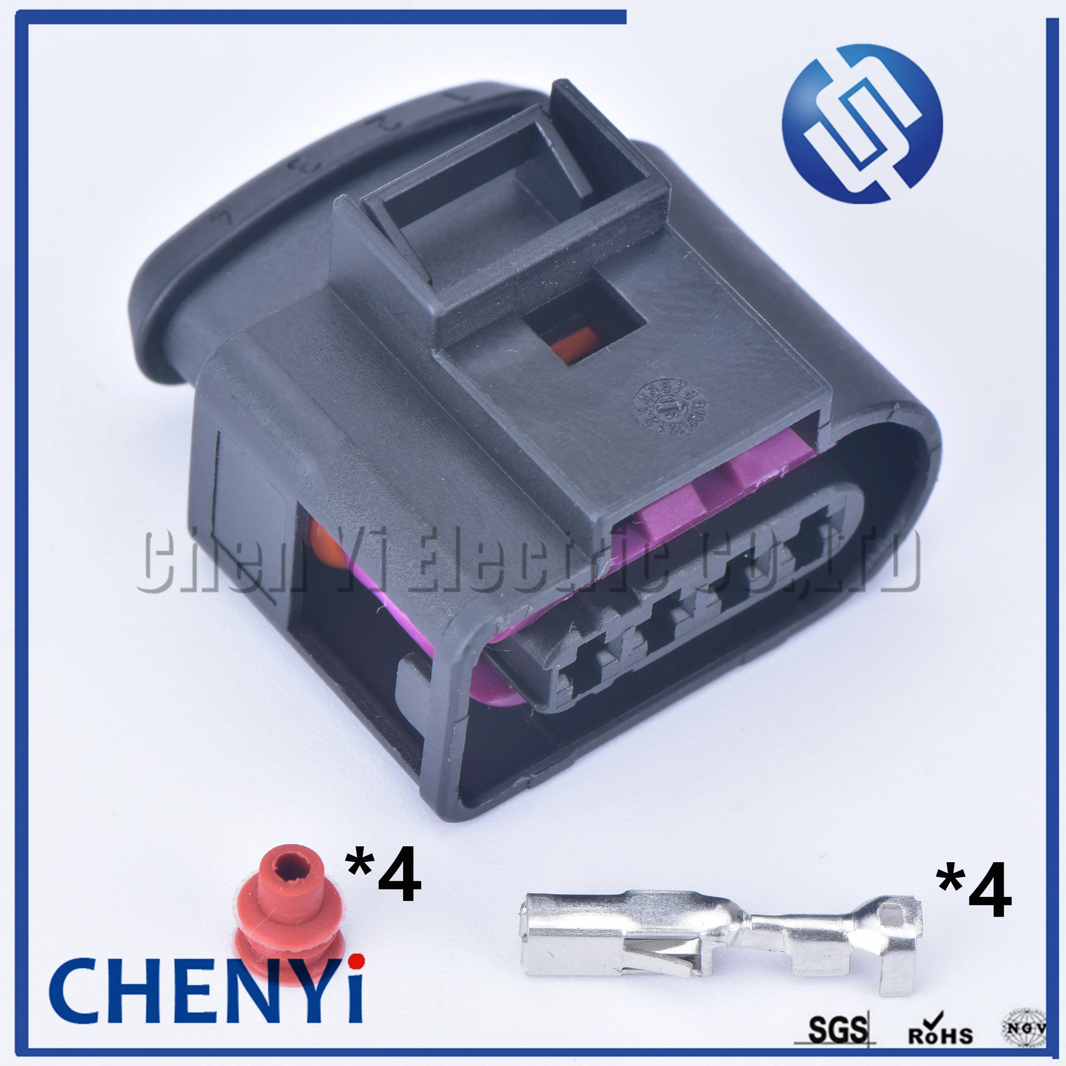 1 комплект 4 Pin 3 5 серии женский автомобильный водонепроницаемый электрический