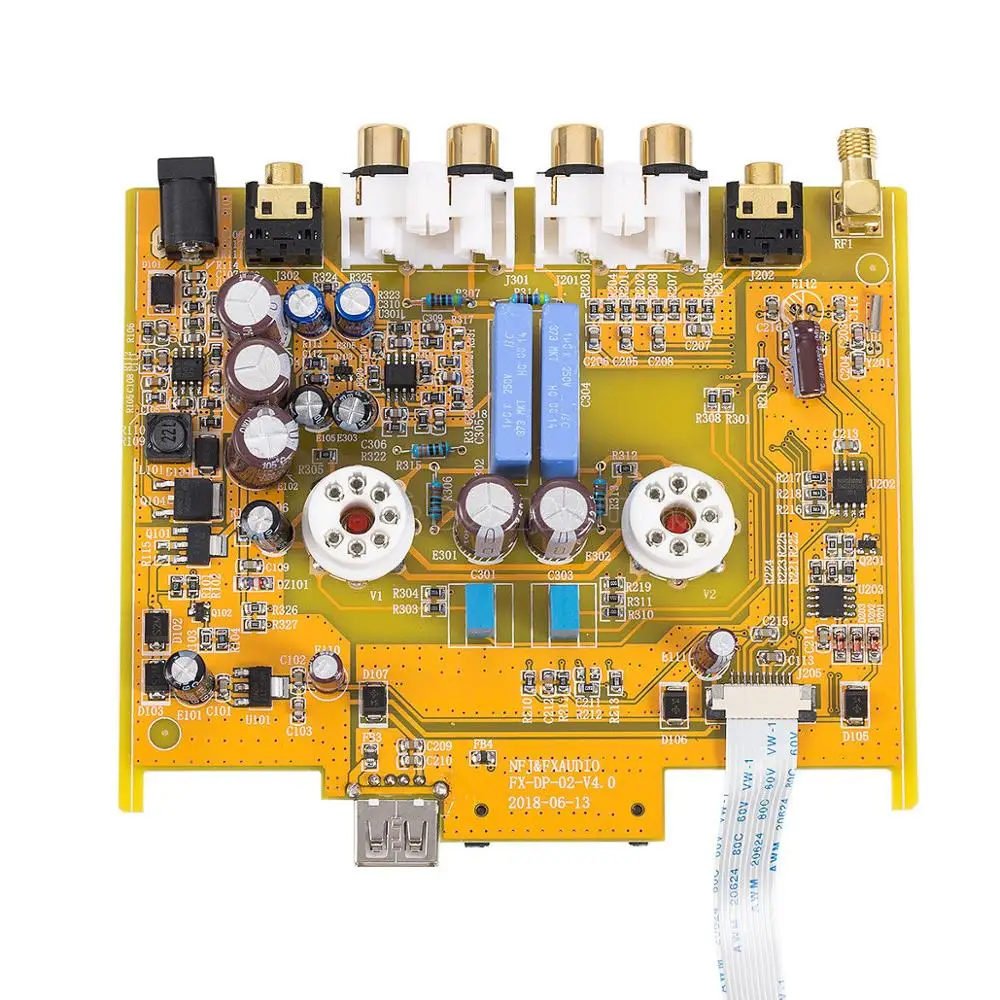 

Nobsound Mini HiFi 6K4 Valve Tube Preamp Audio Pre-Amplifier With U-Disk / SD Card / Bluetooth / 3.5mm Jack / RCA Inputs