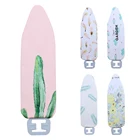 Чехол для гладильной доски, нескользящий, плоский, термостойкий, с большой цифровой печатью, для дома, 140*50 см, чехол для гладильной доски, легко устанавливается #920