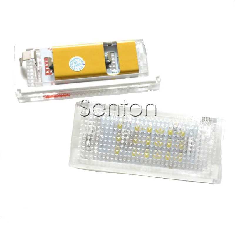 1 пара Автомобильный светодиодный номерной знак светильник дневные ходовые огни