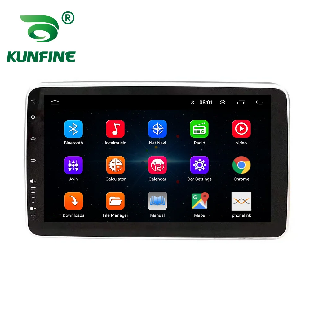10.1 Inch 2DIN Universal Quad Core Android 10.0 Car Stereo Car GPS Navigation Player Deckless Car Radio Device Headunit with BT