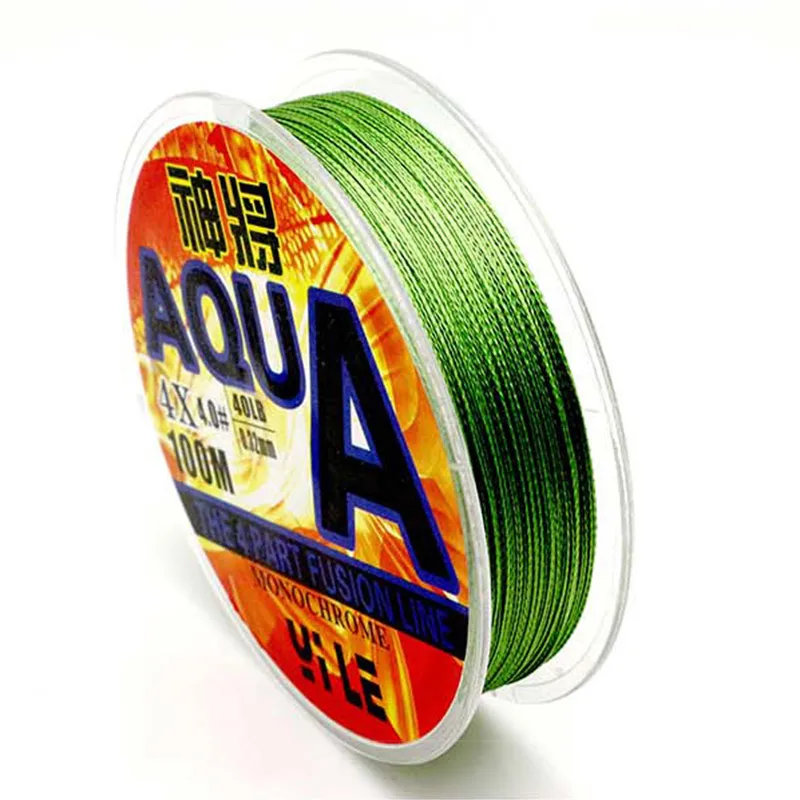 Новая плетеная рыболовная леска 4/8 нитей сверхпрочная 100 метра для морской