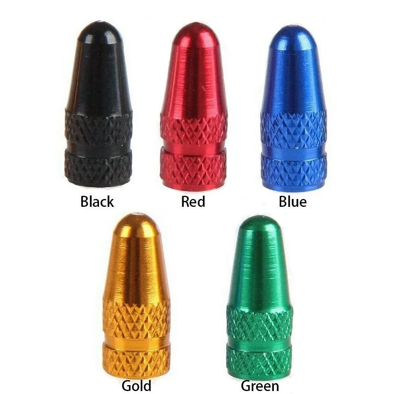 Колпачки для клапанов велосипеда алюминиевые колпачки высокого давления 4 шт.