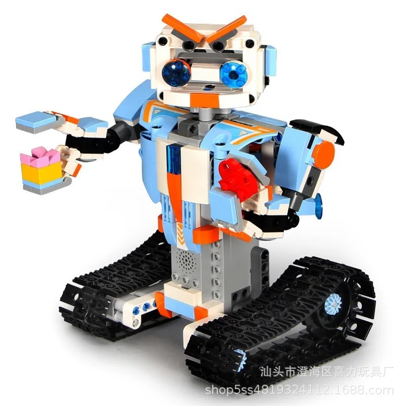 Программирующая модель робота для детей маленький строительный блок сборные