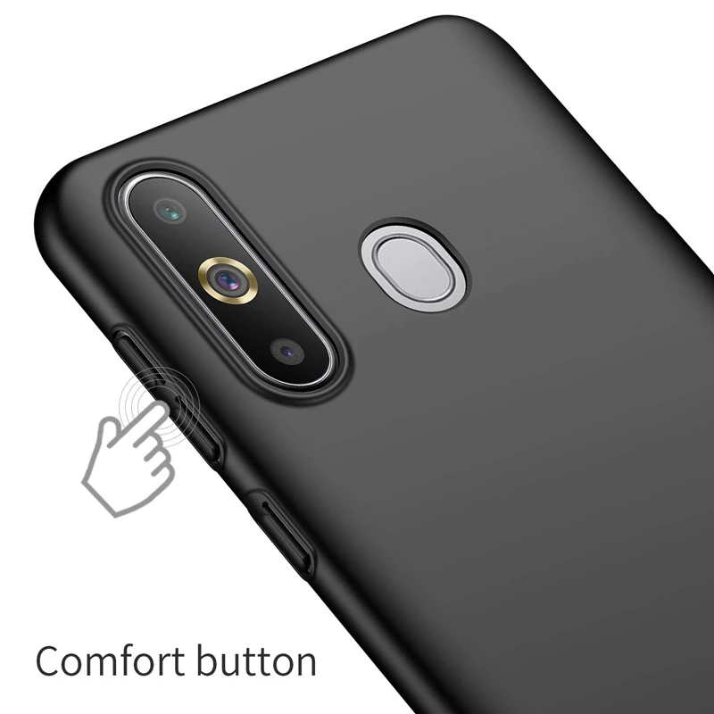 Ультратонкий Жесткий чехол для samsung Galaxy A8s ПК матовый защитный с петлей Fundas |