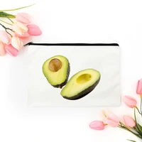 avocado cosmetic bag for makeup storage mini woman pouch free shipping bags make up organizer women womens kawaii travel