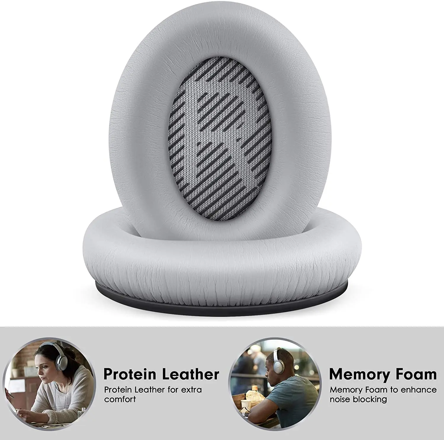 Сменные амбушюры QC35 для Bose QuietComfort 35 QC35ii SoundTrue &amp SoundLink накладные/круглые наушники |