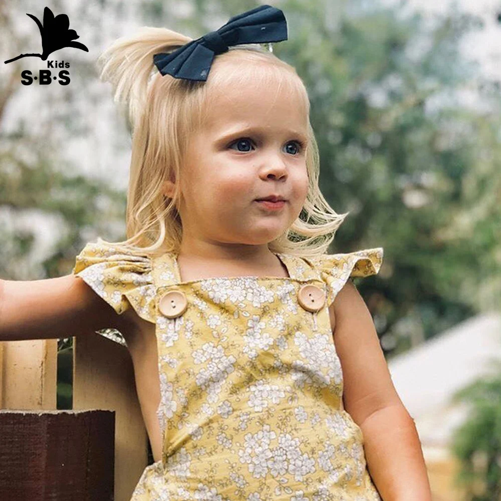 Летний комбинезон в стиле ретро для маленьких девочек новый костюм альпинизма на