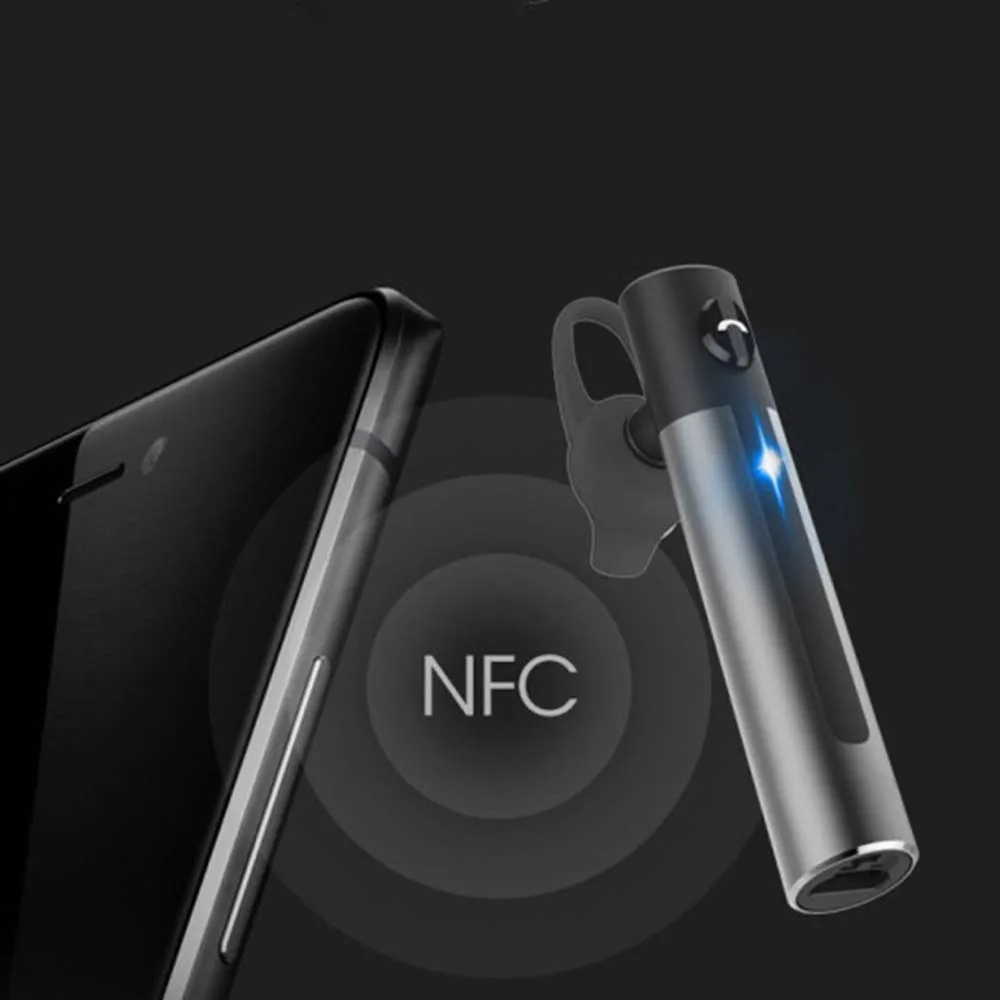 tebe Bluetooth Earphone 5.0 Wireless Voice Reduction Headset Single Ear Business Car Handsfree Earphones with Microphone | Электроника