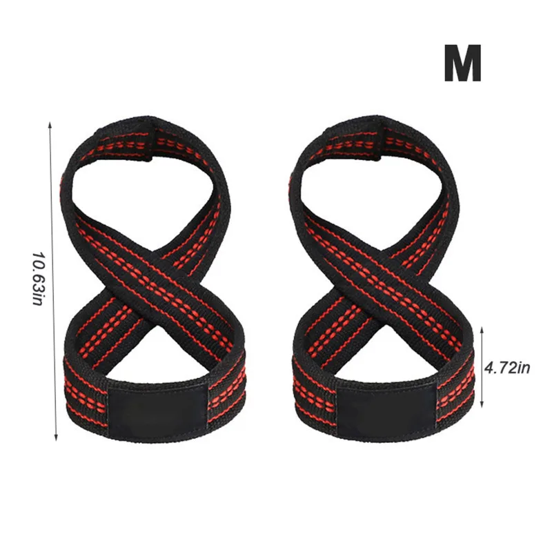 

1 Pair Weight Lifting Straps Wrist Strap for Pull-ups Horizontal Bar Powerlifting Gym Fitness Bodybuilding Equipment