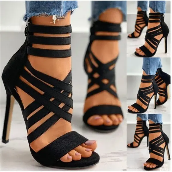 

HOT Pumps Women Shoes High Heels Women Sandals Zipper New Fashion Summer High Heels Sexy Ladies Peep Toe Shoes Women Pumps