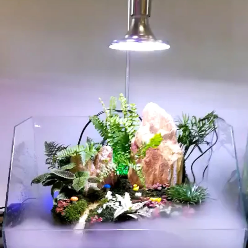 

220V 20W / 40W Aquarium LED Light Aquatic Water Grass Plant Growth Lamp Turtle Reptile Lighting Clip-on for Fish Tank Aquarium