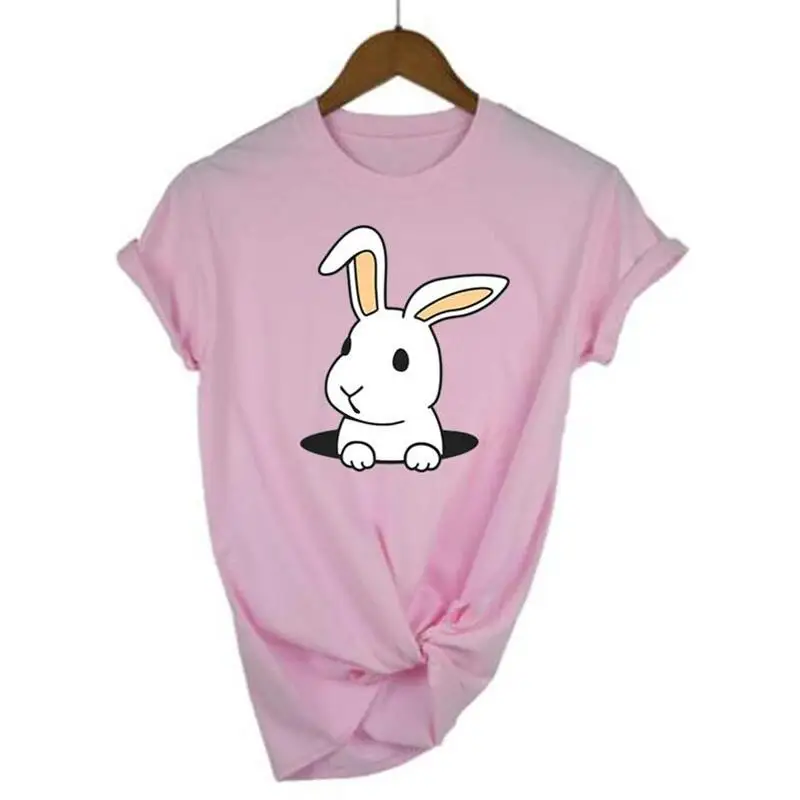 Летняя футболка с коротким рукавом в стиле Харадзюку женская забавным принтом