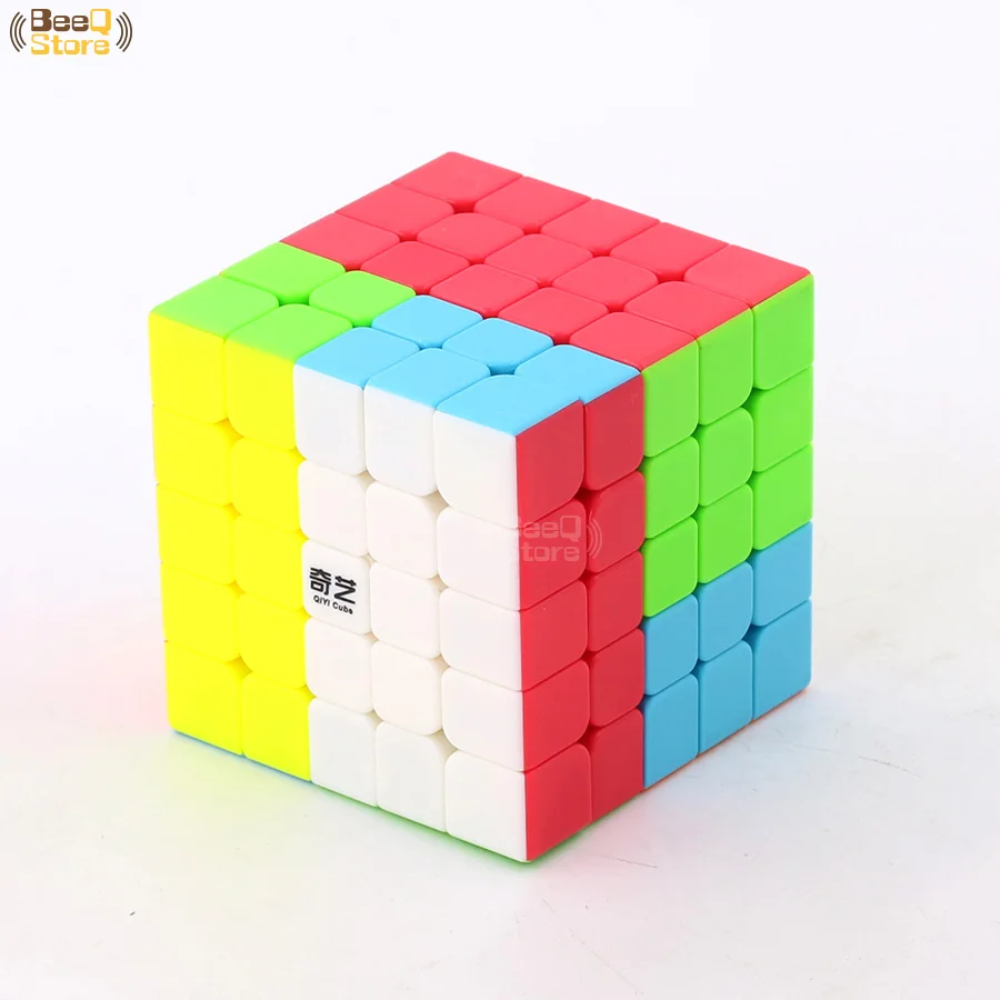 Кубик Рубика Qiyi QizhengS 5x5 5x5x5 5 уровней 61 мм пазл профессиональный черный без наклеек