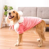 big dogs clothes cotton padded clothes hooded winter pajamas loose casual clothes autumn coat medium and large dogs