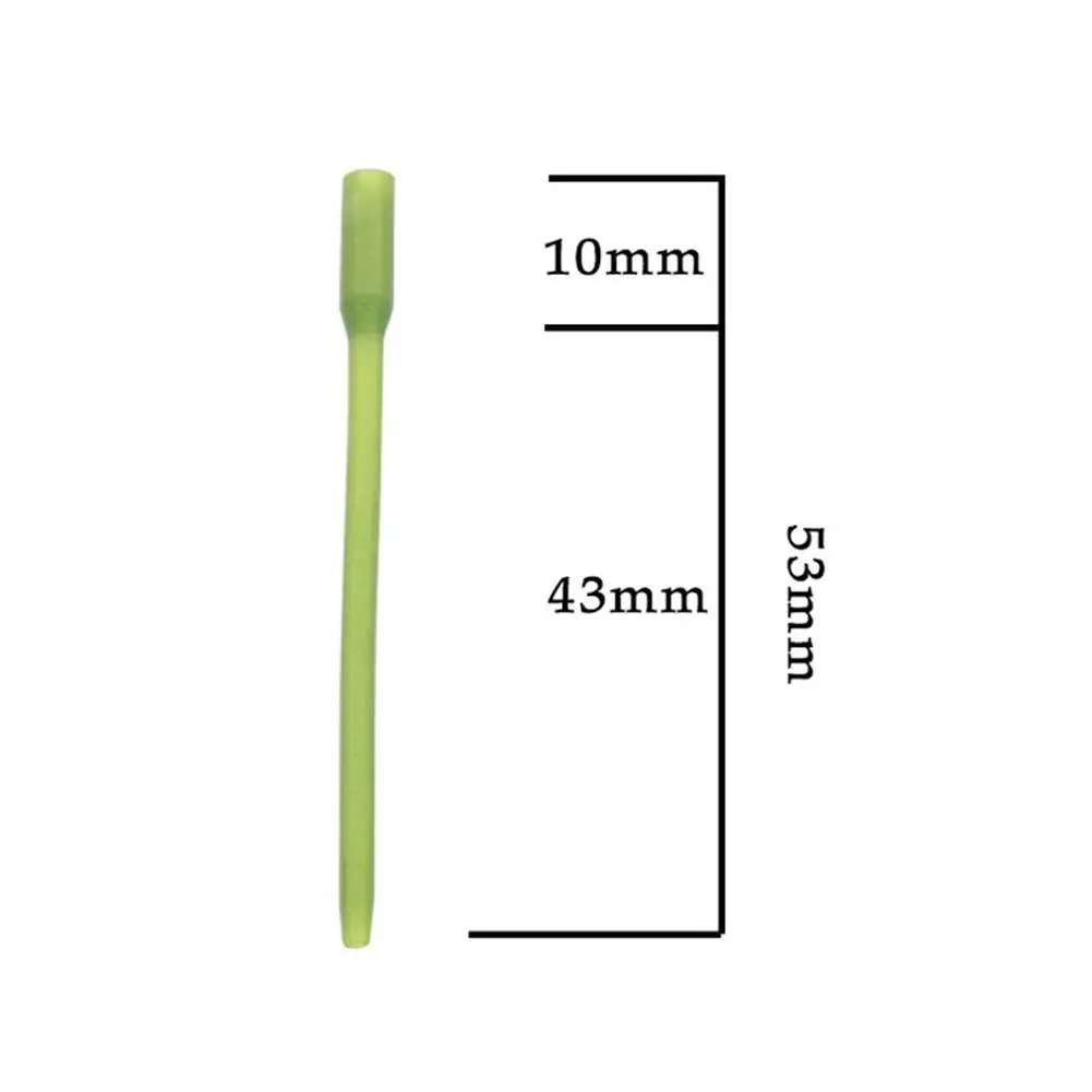 Прочные скрытые втулки для ловли карпа 10 шт. аксессуары длинные резиновые с