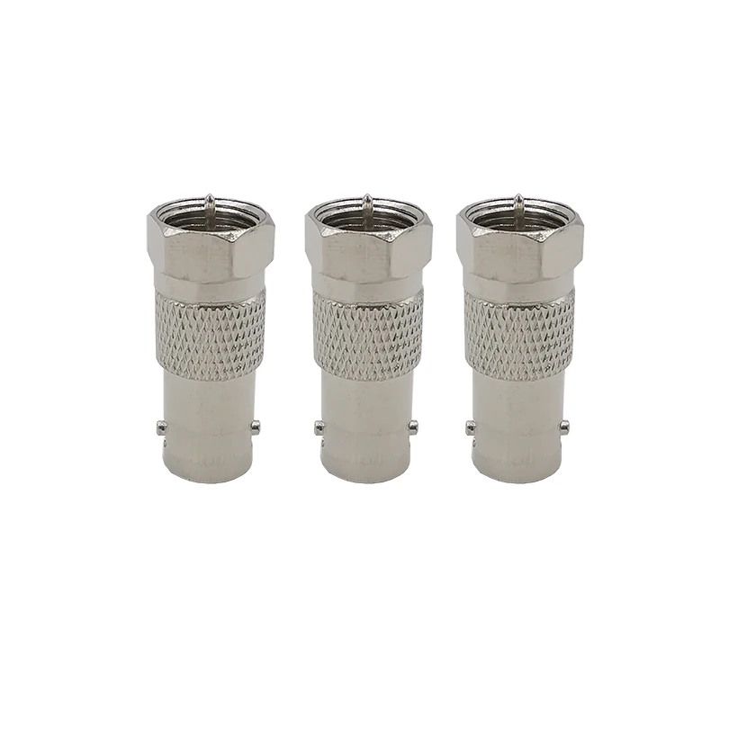 F-Type штепсельная вилка к гнезду BNC радиочастотный антенный коаксиальный