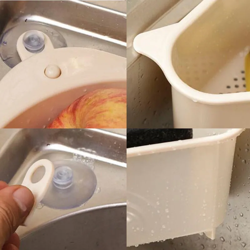 Бытовая треугольная раковина сливная стойка для мытья овощей чашка сита мыльная