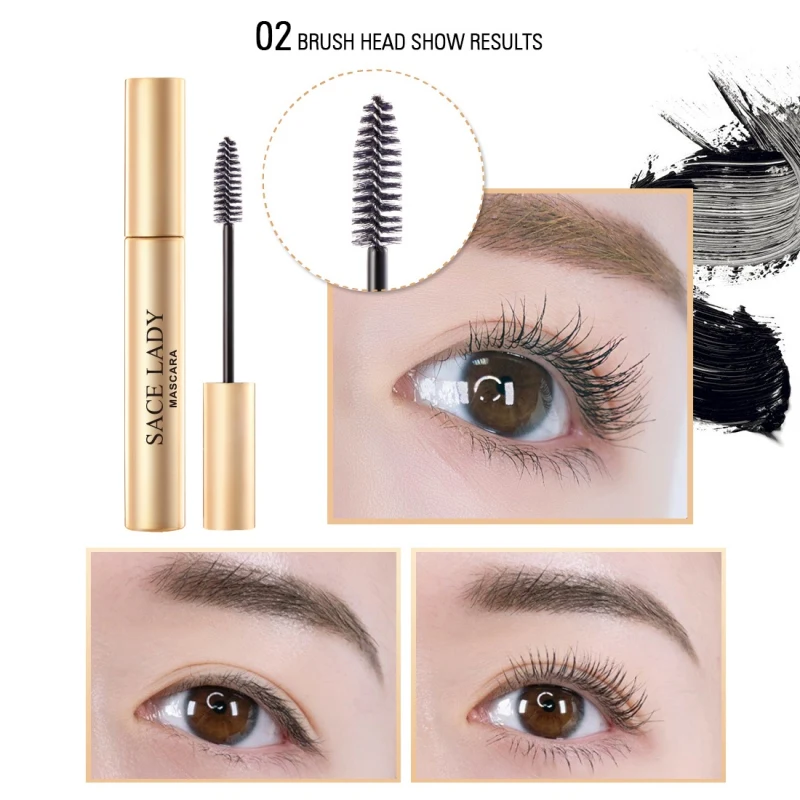 Тушь для ресниц двухсторонняя шелковая водостойкая наращивания |