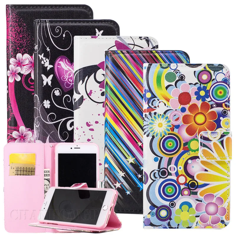 Популярные кожаные чехлы книжки с откидной крышкой для iPhone 5 6 6s 7 8 Plus X iX 10 i6 i7 i8 plus