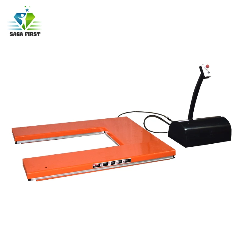 

U shape Pallet Lift Scissor Electric Lift Table