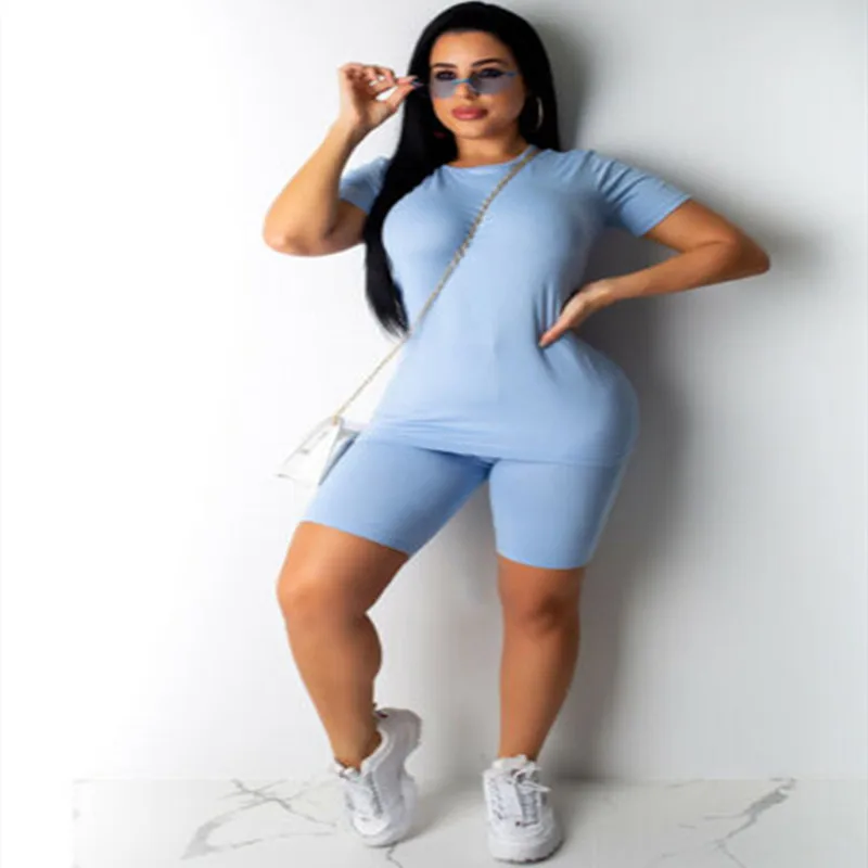 Женский спортивный костюм Modis спортивная одежда повседневный эластичный синий