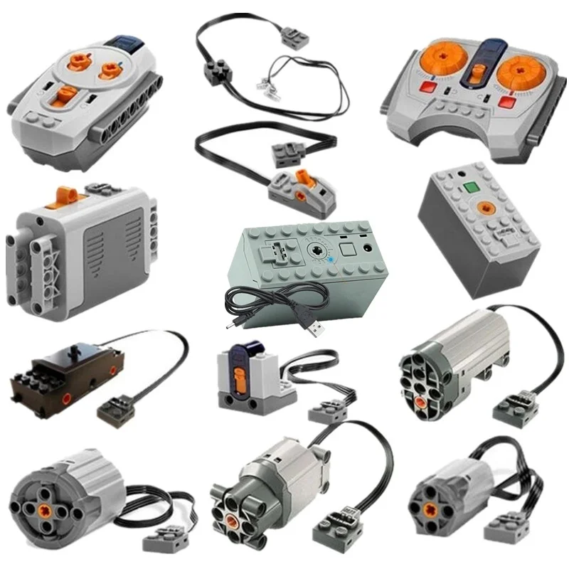 Technical Power Functions Servo Motor Polarity Switch IR Speed Remote Control Receiver Battery Box Accessory |