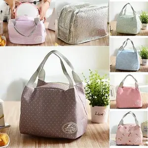 2016 Новая Модная Портативная Изолированная Холщовая Сумка для обеда, Термосумка для еды, пикника, сумки для обеда для женщин, детей, мужчин, сумка-холодильник для обеда, сумка-тоут