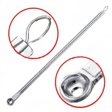 

1PCS Silver Blackhead Comedone Acne Blemish Extractor Remover Cosmetic Tool Stainless Remove Tool Blackhead Needles