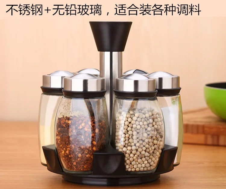 Горячая Распродажа 7 шт./компл. Набор банок Солонка и перечница с дырочками сверху