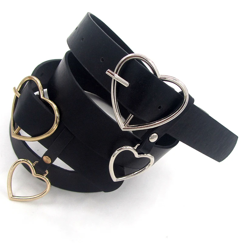 Женский ремень Brilljoy регулируемый из искусственной кожи с металлической пряжкой