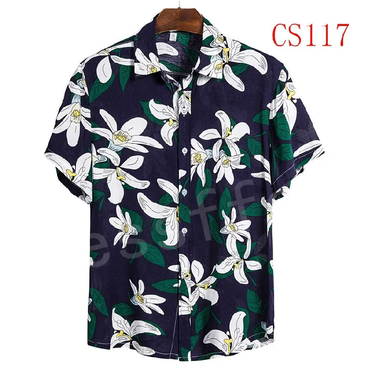 

Tessffel Newest Hip Hop Hawaiian Beach Shirts NewFashion Pullover 3DPrint Summer Collar Casual Shirt Men's shirt Short Sleeve 11