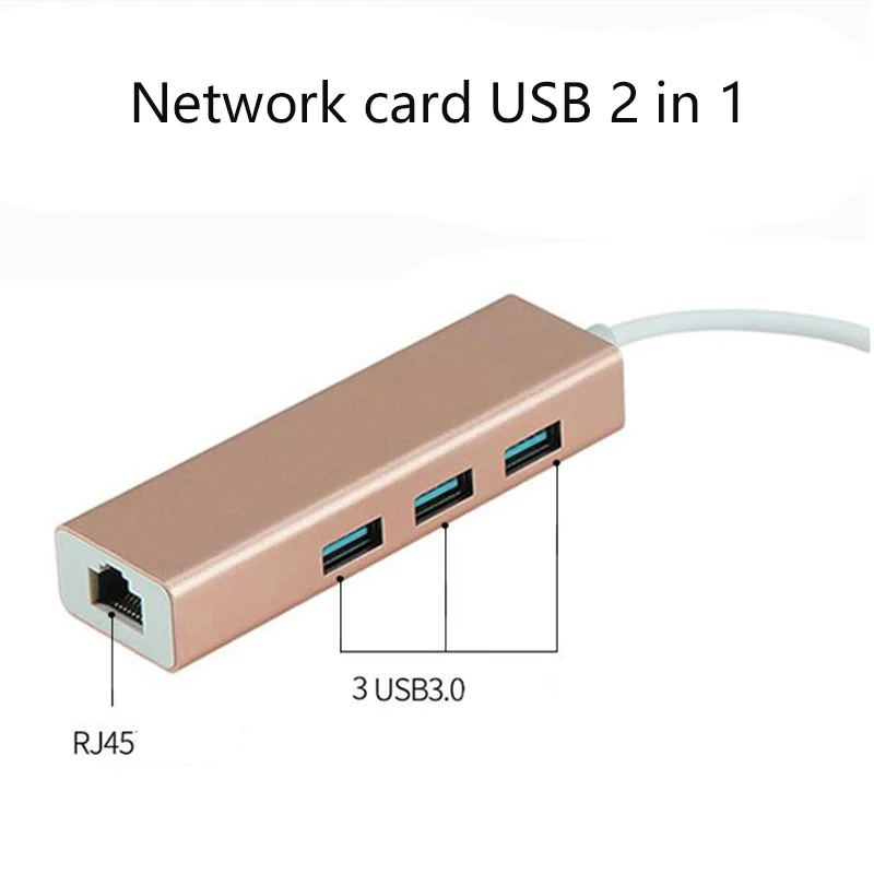 USB 3 0 концентратор Тип c Ethernet сетевой адаптер 1000 Мбит/с RJ45 разъемом спецификации usb