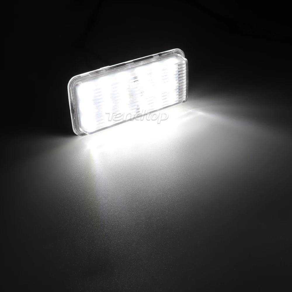 2pcs Canbus LED Bulbs License Plate Number Lamp Car Lights For Toyota Land Cruiser 100 200 Prado 120 Reiz 4D Mark X - купить по