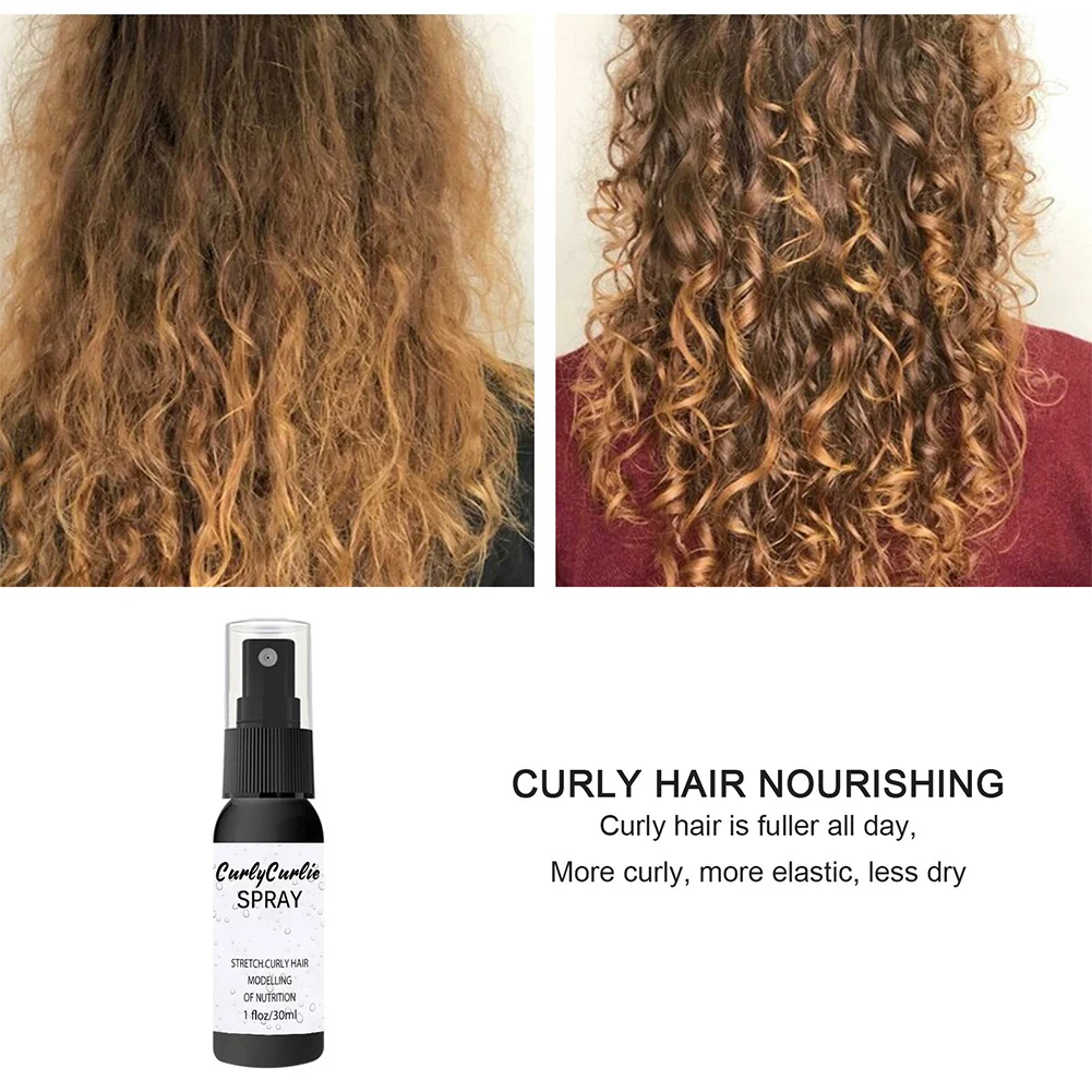 

No-wash Hair Nourish Styling Spray 30ml /50ml Hair Curly Spray Styling Gel for Reducing Dryness and Damaged salon accessories