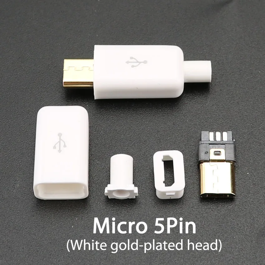 ChengHaoRan Micro USB 5Pin сварочный Тип C 4P штекерные соединители Зарядное устройство
