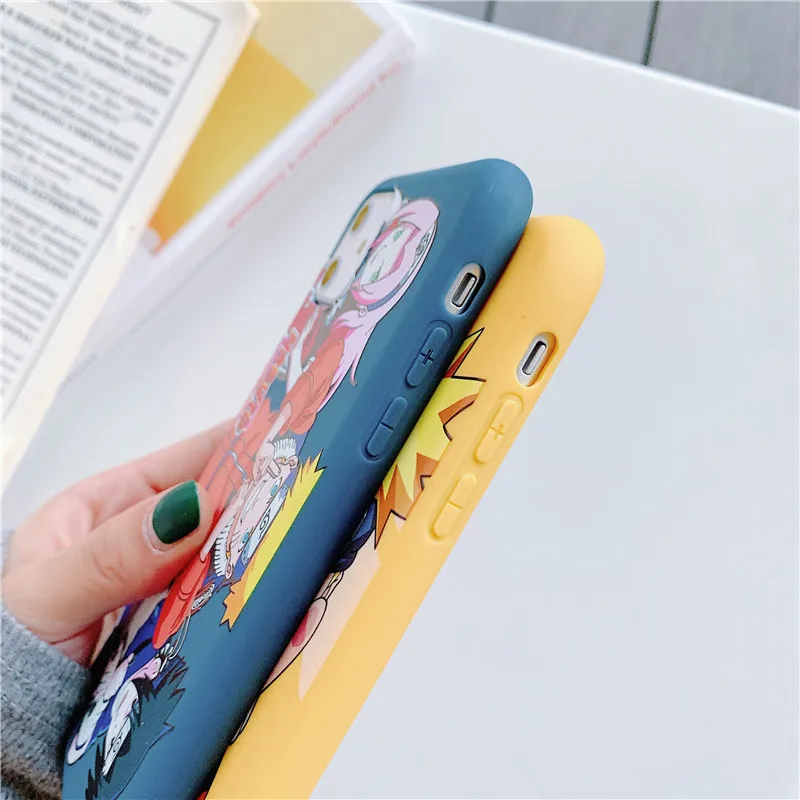 Чехол для телефона Naruto IPhone 13pro max 7 / 8 Plus X XS XR Max 11 12/Pro/милый мультяшный