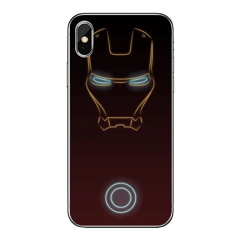 Прозрачный мягкий чехол Чехлы super hero Железный человек для Xiaomi Redmi 4x S2 3S Note 3 4 5 6 6A Por