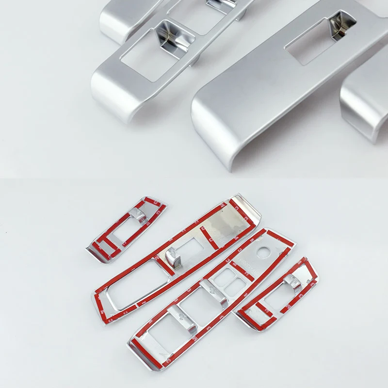 ABS Матовый Стекло переключатель двери окна с украшением в виде пуговицы Панель