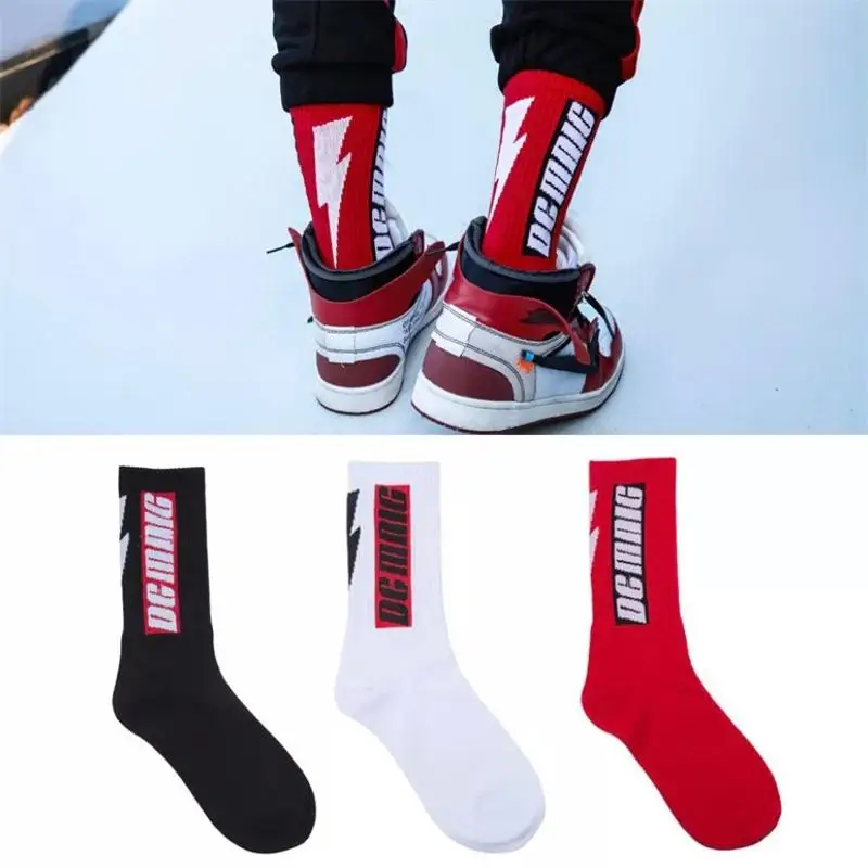 

New Fashion Harajuku Men's Socks Long Section Cotton Hip Hop Vool Funny Skateboard Socks persPnality Casual Men's Socks