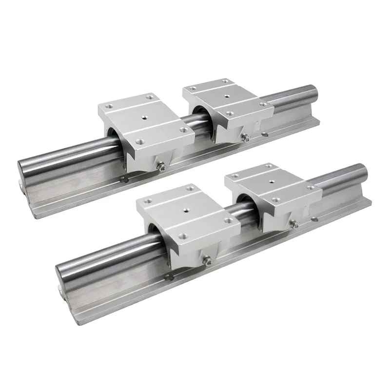 2X SBR16 1200mm 16 мм полностью поддерживаемый линейный рельсовый вал стержень + 4 SBR16UU