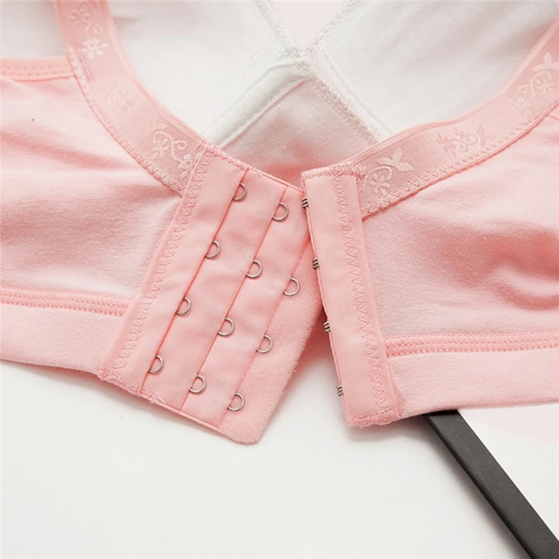 

New Lace Bra Wire Free Front Closure Underwear Women Adjustable Sexy Lingerie Lace Bras For Women Breathable Push Up Bra